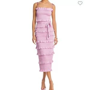 V Chapman Lily Dress in Pink Parfait